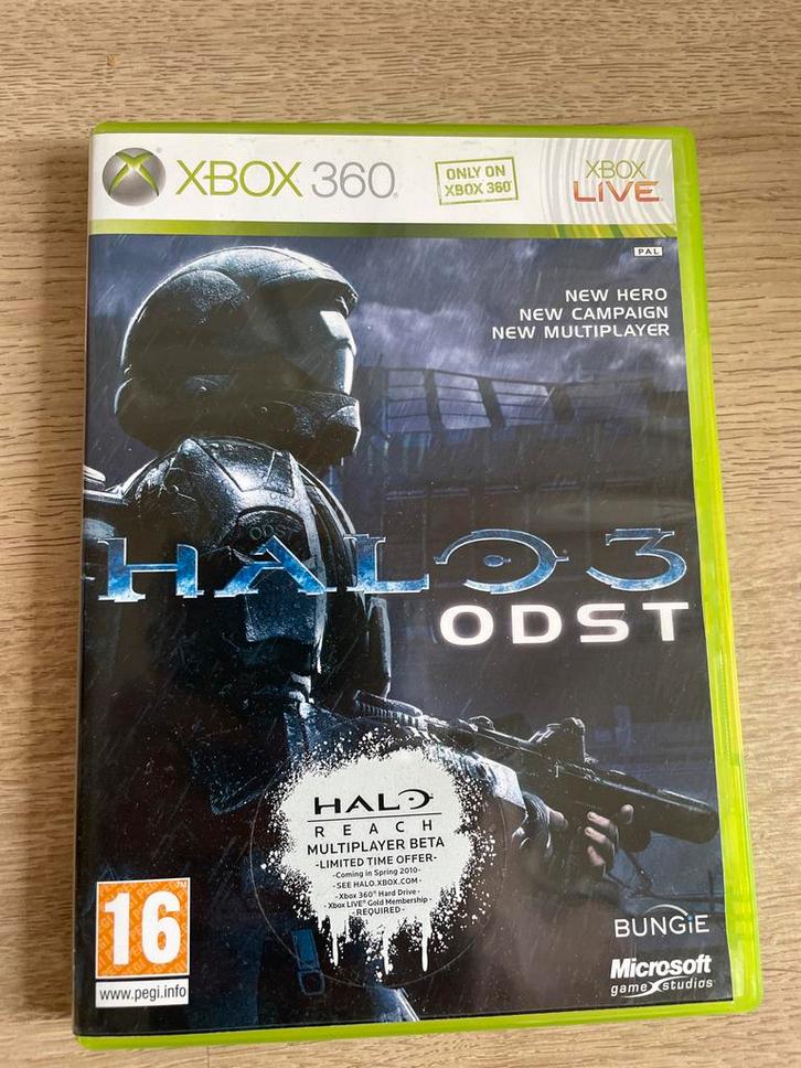 Halo 3 ODST - Xbox 360, Spelcomputers en Games, Games | Xbox 360, Gebruikt, Shooter, 1 speler, Vanaf 16 jaar, Online, Ophalen of Verzenden