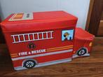 Brandweer opbergkist, Kinderen en Baby's, Kinderkamer | Inrichting en Decoratie, Ophalen, Zo goed als nieuw, Lamp