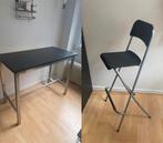 Ikea UTBY high table + 2 bar krukken, Huis en Inrichting, Tafels | Eettafels, Ophalen, Gebruikt