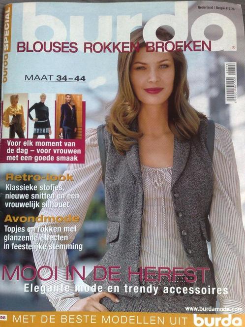 Burda special Blouses rokken Broeken herfst/winter 798, Hobby en Vrije tijd, Kledingpatronen, Zo goed als nieuw, Vrouw, Burda