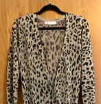 Vest in panter print met gouden lurex draad | ZARA (40), Maat 38/40 (M), Bruin, Zara, Ophalen of Verzenden