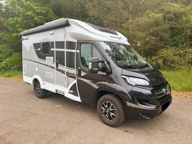 Sunlight T58 Adventure, Caravans en Kamperen, Campers, Particulier, tot en met 2, Half-integraal, Sunlight, Fiat, Diesel, Handgeschakeld