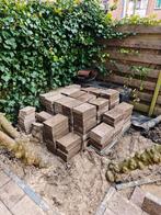 Mooie rode terrastegels 30x20x6 - ongeveer 12m2, Tuin en Terras, Ophalen, Gebruikt, 10 m² of meer, Beton