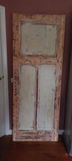 Antieke oude paneeldeur, 80 tot 100 cm, Gebruikt, Ophalen, 200 tot 215 cm