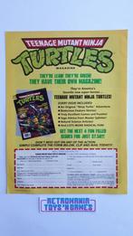 advertentie origineel - tmnt turtles magazine (jaren 90), Verzamelen, Tijdschriften, Kranten en Knipsels, Verzenden