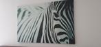 Canvas Schilderij zebra, Ophalen