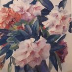 schilderij stilleven  bloemen gesigneerd 1953, Antiek en Kunst, Ophalen of Verzenden