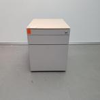 Prachtig ladeblok STEELCASE zilvergrijs met ahorn blad, Huis en Inrichting, Minder dan 50 cm, Nieuw, Ophalen of Verzenden, 3 of 4 laden