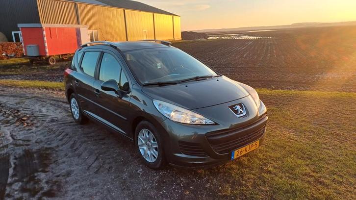 Peugeot 207 sw 1.4 95pk 2009 Grijs, Auto's, Peugeot, Particulier, Airbags, Airconditioning, Alarm, Boordcomputer, Centrale vergrendeling