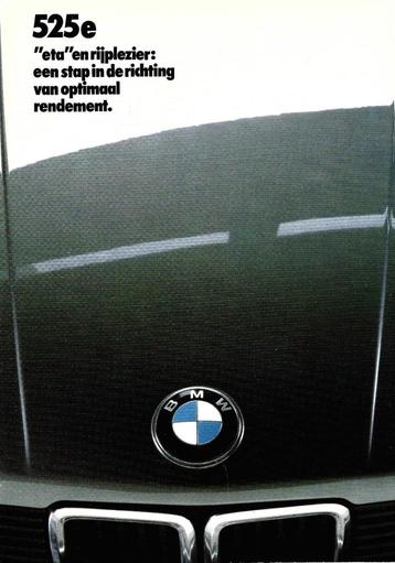 Brochure BMW 525 e 1984 beschikbaar voor biedingen