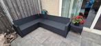 Loungeset met tafel en kussens, Ophalen, 6 zitplaatsen, Zo goed als nieuw, Loungeset