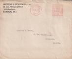 Engeland GB 1927 M44 Harding Machinestempel > België, Postzegels en Munten, Ophalen of Verzenden, Envelop