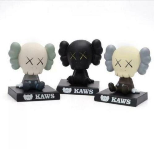 Kaws hypebeast wiebelhoofd funko pop designer auto figuur, Verzamelen, Poppetjes en Figuurtjes, Nieuw, Ophalen of Verzenden