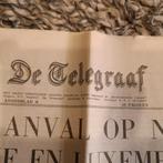 Orginele Telegraaf 10 mei 1940, Verzamelen, Militaria | Tweede Wereldoorlog, Ophalen of Verzenden, Landmacht, Nederland