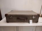 K425 VINTAGE  jaren 40 koffer van geperst karton, 60 tot 70 cm, Overige materialen, Gebruikt, Ophalen of Verzenden