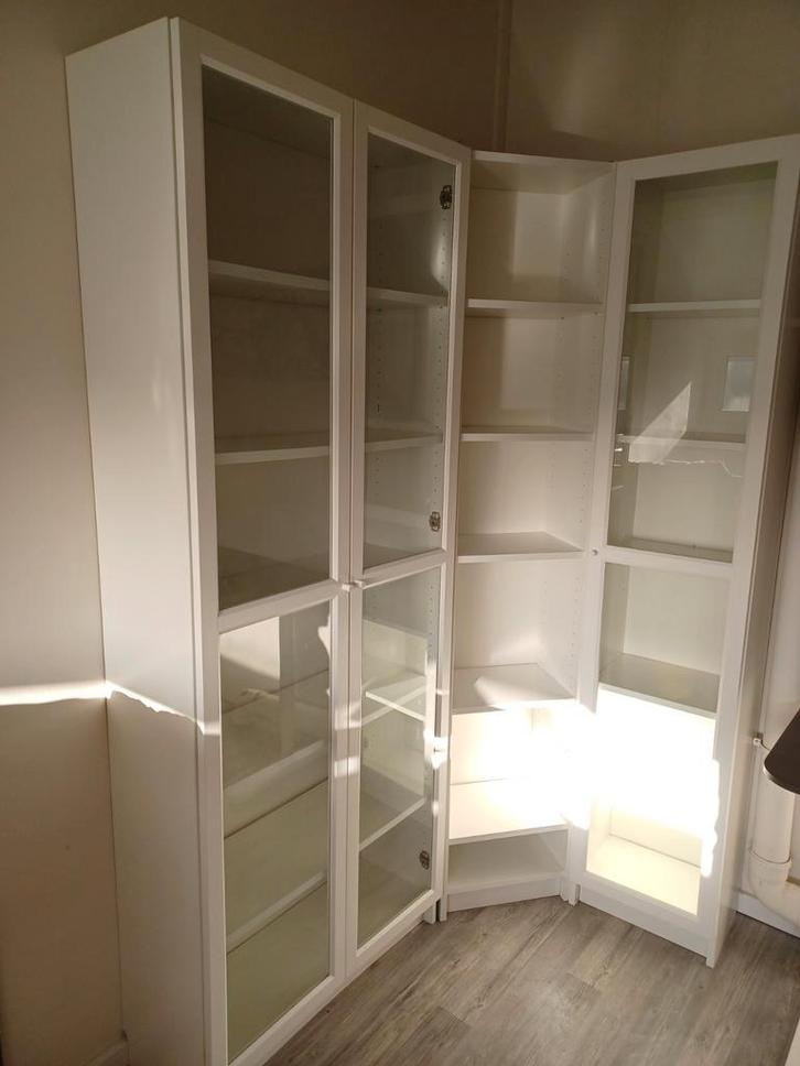 Vitrinekast (boekenkast) Billy, Huis en Inrichting, Kasten | Vitrinekasten, Zo goed als nieuw, 200 cm of meer, 50 tot 100 cm, 25 tot 50 cm