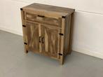 Industrieel Dressoir – Bruin Houtskleur – OP = OP, Ophalen, Nieuw, 25 tot 50 cm