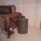 Oud brocante poederbusje/blikje, Ophalen of Verzenden