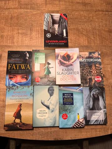Boekenpakket: Thrillers en Romans beschikbaar voor biedingen