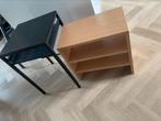 2 nachtkastjes te koop (alleen zwarte nog beschikbaar), Gebruikt, 45 tot 65 cm, Hout, 55 tot 70 cm