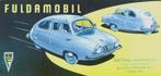 Folder FULDAMOBIL 1955, Ophalen of Verzenden, Zo goed als nieuw, Overige merken