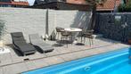Prachtig mooi tuin setKave Home stoelen, beton tafel, Tuin en Terras, Tuinsets en Loungesets, Gebruikt, Ophalen of Verzenden, Tuinset