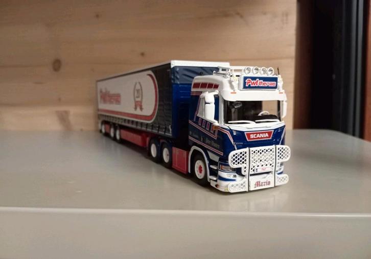 Scania NGR Peter Wouters Tekno, Hobby en Vrije tijd, Modelauto's | 1:50, Nieuw, Bus of Vrachtwagen, Tekno, Ophalen of Verzenden