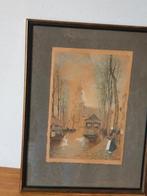 Ingekleurde litho Gouda Henry CASSIERS (1858 1944), Antiek en Kunst, Ophalen