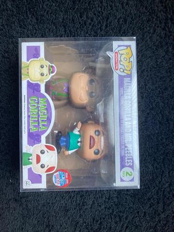 Zeldzaam Magilla gorilla and Mr Peebles funko pop (soft case beschikbaar voor biedingen