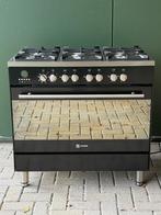 Zwarte Gasfornuis M-system, Witgoed en Apparatuur, Fornuizen, Ophalen, 60 cm of meer, Zo goed als nieuw, Gas