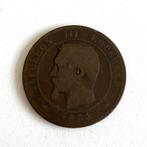 Frankrijk 10 centimes 1854 W, Postzegels en Munten, Munten | Europa | Niet-Euromunten, Verzenden, Frankrijk
