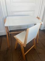Petite Amélie bureau & stoel | wit & hout, Kinderen en Baby's, Kinderkamer | Tafels en Stoelen, Tafel(s) en Stoel(en), Zo goed als nieuw