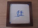 Oude tegel vissertjes 13x13 cm, Ophalen of Verzenden