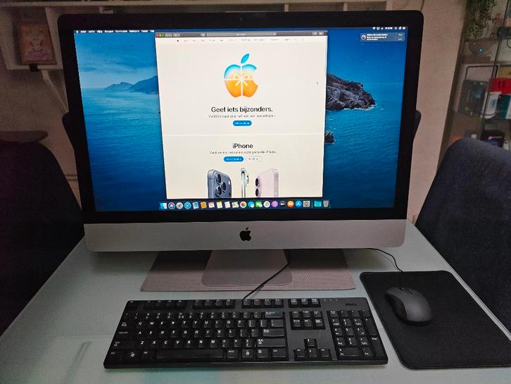 iMac 27" i5, 24 GB geheugen, 1 TB harddisk, Computers en Software, Apple Desktops, Gebruikt, iMac, HDD, 3 tot 4 Ghz, Ophalen