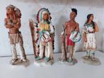 Indianen beeldtjes, Verzamelen, Beelden en Beeldjes, Gebruikt, Ophalen of Verzenden, Mens