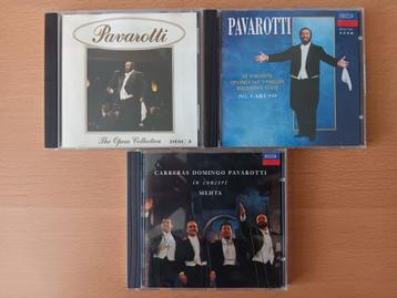 3 prachtige originele cd's van Pavarotti & Friends beschikbaar voor biedingen