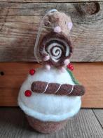 Kersthanger muis op cupcake, Diversen, Kerst, Ophalen of Verzenden