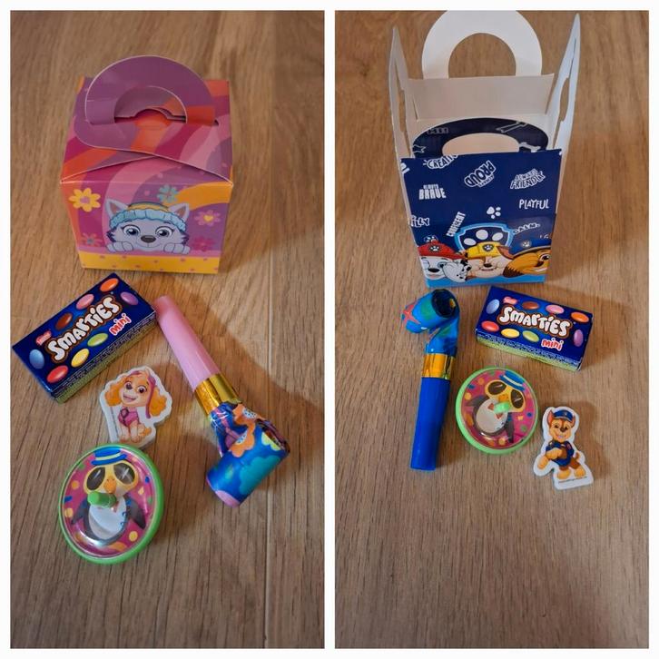 Traktatie Paw Patrol Roze of Blauw, Hobby en Vrije tijd, Feestartikelen, Nieuw, Feestartikel, Verjaardag, Ophalen of Verzenden