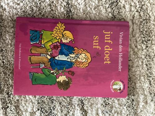 Juf doet suf - Vivian den Hollander, Boeken, Kinderboeken | Jeugd | onder 10 jaar, Gelezen, Fictie algemeen, Ophalen of Verzenden