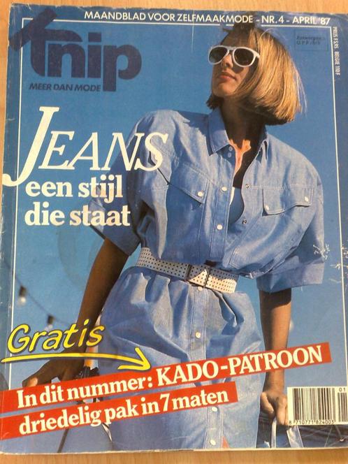 Knip zelfmaakmode april nr. 4 / 1987, Hobby en Vrije tijd, Kledingpatronen, Zo goed als nieuw, Vrouw, Knipmode, Verzenden