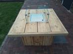 Steigerhouten vuurtafel, Tuin en Terras, Vuurtafels, Ophalen, Nieuw