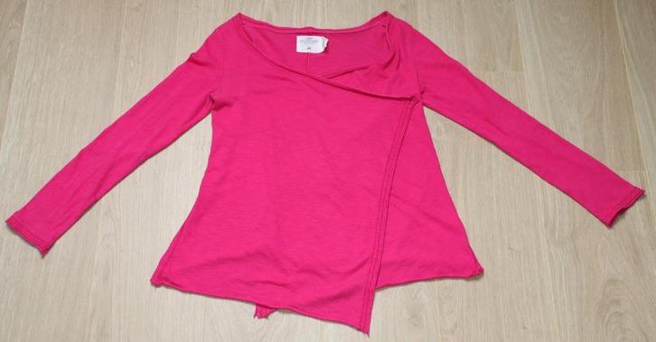 H&M L.O.G.G. bolero vestje ZGAN Maat 146/152 (Roze), Kinderen en Baby's, Kinderkleding | Maat 146, Zo goed als nieuw, Meisje, Trui of Vest