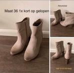 Dames enkellaarsjes mt 36 zgan, Ophalen of Verzenden, Zo goed als nieuw, Zwart