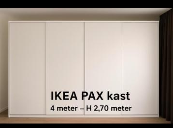 Grote IKEA PAX kast 4 meter met schuifdeuren - afbeelding 1