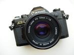 Canon AE-1 black+50mm+28mm+70-150mm, Ophalen, Zo goed als nieuw, Spiegelreflex, Canon