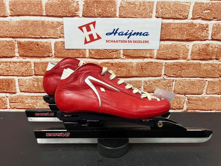 Raps sensation met raps v5 klap onderstel (mt 43), Sport en Fitness, Schaatsen, Zo goed als nieuw, Noren, Raps, Klapschaats, Ophalen of Verzenden