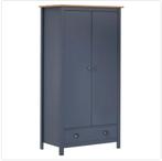 Kledingkast VidaXL Hill 2 deuren, Ophalen, Met plank(en), Nieuw, 50 tot 100 cm
