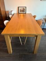 Eikenhouten Eettafel, Huis en Inrichting, Tafels | Eettafels, Ophalen, Gebruikt, Eikenhout, 200 cm of meer