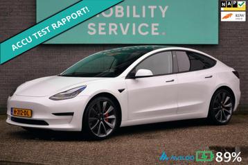 Tesla Model 3 Performance AWD 75 kWh SOH89% Pano AutoPilot L beschikbaar voor biedingen