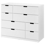 Ikea Nordli ladenkast wit, Ophalen, Gebruikt, 100 tot 150 cm, 5 laden of meer